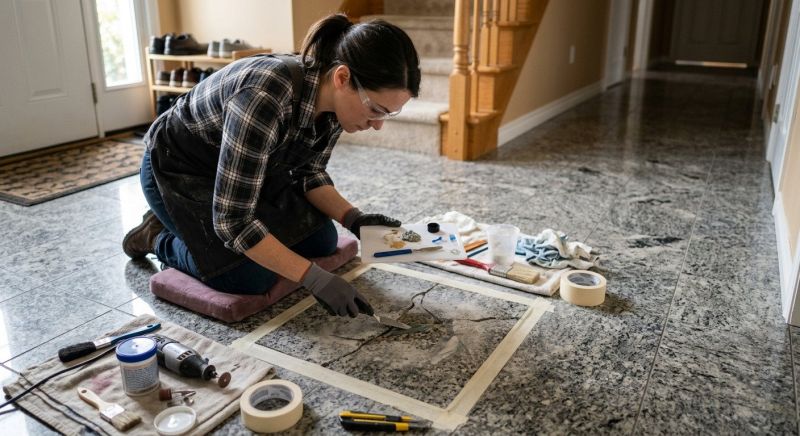 Slate Floor Repair in Alpharetta, GA